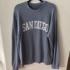 Brandy Melville Crewneck Sweater with San Diego Print